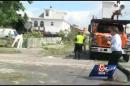 Residents survey damage in Revere