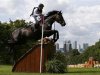 Germany's Ingrid Klimke competes in the Eventing Cross Country equestrian event at the London 2012 Olympic Games in Greenwich Park