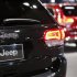 Jeep vehicles are seen on display during a press preview at the 2013 New York International Auto Show in New York