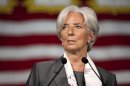 IMF Managing Director Lagarde addresses graduates at Harvard Kennedy School in Cambridge