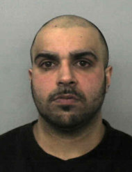 This undated photo made available by Thames Valley Police on Tuesday May 14, 2013 shows Assad Hussain, 32, who along with six other men was convicted in London on Tuesday for sexually abusing underage girls, including one who was just 11, by plying them with alcohol and drugs before forcing them to commit sex acts. The guilty verdict followed five months of testimony indicating the pedophile sex ring exploited girls between 2004 and 2012 in the Oxford area, some 60 miles (95 kilometers) northwest of London. (AP Photo/Thames Valley Police)