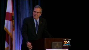 Jeb Bush Discusses Politics, But Not Presidency