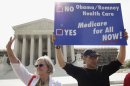 Doctors protest against individual mandate in President Obama's health care reform in front of U.S. Supreme Court in Washington