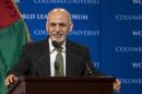 Afghan President Ashraf Ghani participates in "The New Beginning in Afghanistan: A Conversation with H.E. Dr. Mohammad Ashraf Ghani, President of the Islamic Republic of Afghanistan" at Columbia University in New York