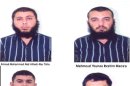 Handout pictures of al Qaeda-linked suspects detained by Jordanian security forces