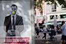 A poster of Norway's Prime Minister Jens Stoltenberg is seen in Oslo, on September 9, 2013