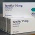 FILE - In this April 28, 2009 file photo packages of the medicine Tamiflu by Swiss pharmaceutical company Roche are seen  in Stuttgart, southern Germany. A leading British medical journal is asking the drug maker Roche to release all its data on Tamiflu, claiming there is no evidence the drug can actually stop the flu.  The drug has been stockpiled by dozens of governments worldwide in case of a global flu outbreak and was widely used during the 2009 swine flu pandemic. On Monday Nov. 12, 2012, one of the researchers linked to the BMJ called for European governments to sue Roche.  (AP Photo/Thomas Kienzle, File)