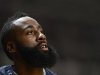 U.S. Olympic basketball player Harden watches during a training session ahead of the London 2012 Olympic Games at the M.E.N Arena in Manchester