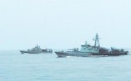 Dua KRI dan Kapal AL Malaysia Terlibat Patroli Bersama