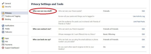 FB privacy3 Tips: Lindungi Privasi Facebook Dengan Mudah windows phone windows 8 aplikasi web service tips ios iphoneipad blackberry aplikasi android 