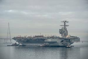 US Navy&#39;s Next-Generation Aircraft Carrier Begins Testing Phase