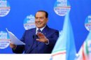 Il leader del Pdl Silvio Berlusconi