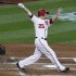 Washington Nationals' LaRoche hits a solo home run against the St. Louis Cardinals during the second inning in Game 4 of their MLB NLDS baseball series in Washington