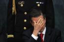 Mexico's President Enrique Pena Nieto listens in during an act to promote housing for lower income families, single mothers and members of the armed forces, at the Los Pinos presidential residence in Mexico City, Wednesday, Jan. 21, 2015. President Pena Nieto faces new questions about his personal assets after a report surfaced that he purchased a home from a businessman whose company won public works contracts worth millions of dollars. It is the third time in recent months that Pena Nieto, family members or associates have come under scrutiny for real estate linked to companies doing business with the government. (AP Photo/Marco Ugarte)