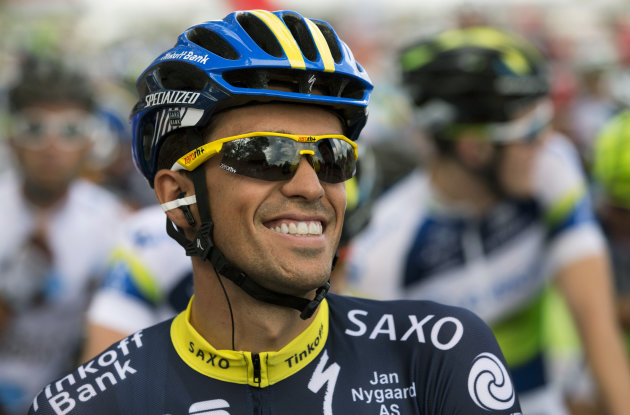 Photo: Contador's all smiles ahead of the Tour. 