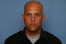 This undated photo provided by the Phoenix Police Department shows Officer Daryl Raetz. Raetz was struck by another vehicle, which was traveling northbound on 51st Avenue Sunday May 19, 2013. Raetz was transported to a local hospital, where he died of his injuries. Raetz leaves behind a wife and young child. (AP Photo/Phoenix Police Department)