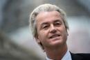 Dutch Member of Parliament Geert Wilders during a press conference in Washington, DC on April 30, 2015