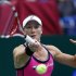 Australia's Stosur hits a return during Kremlin Cup final tennis match in Moscow
