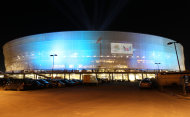 Stadion Municipal Wroclaw akan menjadi tempat berlansungnya tiga pertandingan penyisihan Grup A. Rusia vs Republik Cek (8 Juni 2012), Yunani vs Republik Cek (12 Juni) dan Republik Cek vs Polandia (16 Juni). (Getty Images/Mathias Kern)