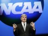 FILE -- In a Jan. 17, 2013 file photo NCAA President Mark Emmert speaks at the organization's annual convention in Grapevine, Texas.  The University of Miami is critical of the NCAA's investigation into the University.   (AP Photo/LM Otero, file)
