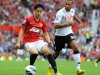 Shinji Kagawa (left) scored on his Old Trafford debut in last week's 3-2 win over Fulham