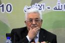 Palestinian president Mahmud Abbas addresses the Revolutionary Council of his ruling Fatah party in the West Bank city of Ramallah on March 10, 2014