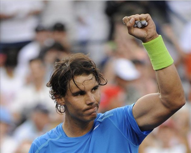 Rafael Nadal, durante un partido del abierto de tenis de Indian Wells. EFE/Archivo