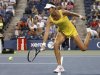 Ivanovic of Serbia makes a return to Williams of the U.S. during their women's quarter-final match at the US Open tennis tournament in New York