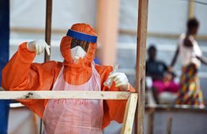 A health worker wearing a personal protective equipment&amp;amp;nbsp;&amp;amp;hellip;