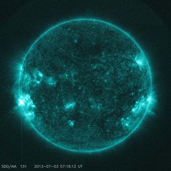 Sun Unleashes Solar Fireworks Preview for July Fourth