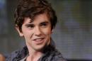 Cast member Highmore takes part in a panel discussion of "Bates Motel" in Pasadena, California