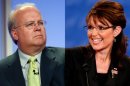 The GOP is divided between establishment types, like Karl Rove, and grassroots types, like Sarah Palin.