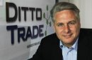 In this Sept. 12, 2012, photo, Joe Fox, CEO of Ditto Trade, poses in his offices in Los Angeles. Ditto Trade is a new online brokerage firm where one can attach their stock portfolio to that of person they trust, so that when they make a trade, so will you. (AP Photo/Reed Saxon)