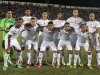 Tunisia's national soccer team players line up for a team photo before their African Cup of Nations qualification match for the 2013 Africa Cup of Nations against Sierra Leone at Monastir Olympic Stadium