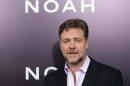 Cast member Russell Crowe attends the U.S. premiere of "Noah" in New York