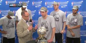 NBA Western Conference Trophy Presentation