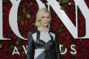 Actress Cate Blanchett arrives for the American Theatre Wing's 70th annual Tony Awards in New York