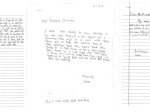 These letters, provided by the White House, from children, from left, Julia, 11, of Washington; Grant, 8, of Maryland, and Taejah, 10 of Georgia; ask President Barack Obama to change gun laws. On Wednesday, when the president makes his long-awaited announcement of proposals to reduce gun violence, he will be joined by Grant, Tajeah and other children from across the U.S. who expressed their concerns about gun violence and school safety to the one person they think can make a difference: the president. (AP Photo/White House)