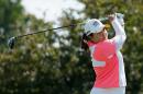 Park In-Bee of South Korea watches her tee shot on the 11th hole during the third round of the KPMG Women's PGA Championship on June 13, 2015 in Harrison, New York