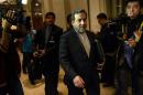 Iranian Deputy Foreign Minister Abbas Araghchi, pictured on March 26, 2015, complained that new US visa regulations "contravenes the nuclear deal"