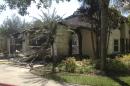 Handout photo of a house owned by former tennis pro James Blake, after a fire in Tampa, Florida