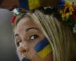 A Fan Of Ukraine's National Football Team Looks AFP/Getty Images