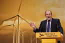 Britain's Secretary of State for Energy and Climate Change Davey speaks speaks during the Liberal Democrats annual conference in Brighton