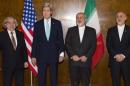 U.S. Secretary of State Kerry meets his Iranian counterpart Zarif for a new round of nuclear negotiations in Montreux