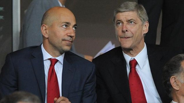 Arsenal chief executive Ivan Gazidis and manager Arsene Wenger