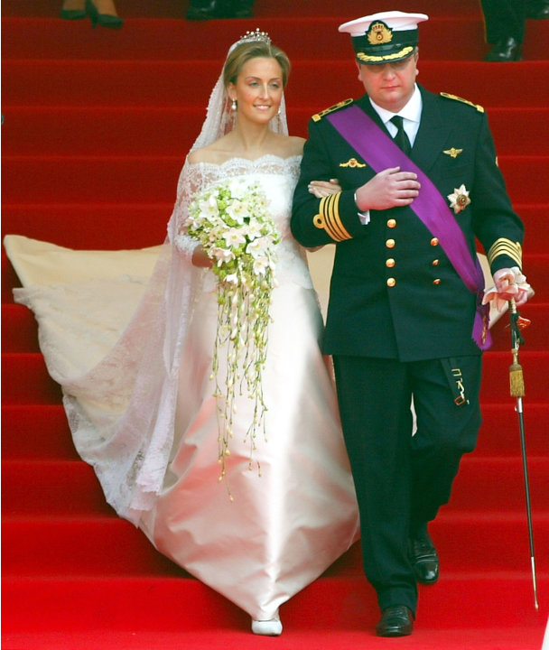 Pangeran Laurent dari Belgia dan istrinya, Claire Coombs.