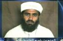This image taken June 23, 2002 from the Qatar-based al-Jazeera satellite television channel shows a photo of Suleiman Abu Ghaith