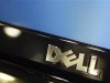 A Dell computer logo is seen on a laptop at Best Buy in Phoenix,