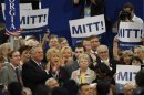 Delegates from the state of Georgia applaud after casting their votes for presidential candidate Mitt Romneyduring the Republican National Convention in Tampa, Fla., on Tuesday, Aug. 28, 2012. (AP Photo/Lynne Sladky)