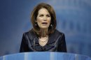 Bachmann speaks to the Conservative Political Action Conference (CPAC) in National Harbor, Maryland